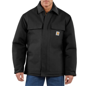 CARHARTT MEN'S LOOSE FIT FIRM DUCK INSULATED TRADITIONAL COAT - 3 WARMEST RATING