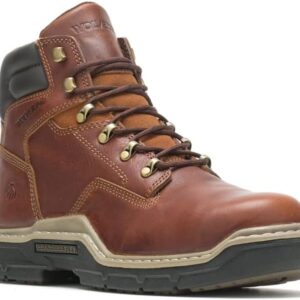 WOLVERINE MEN'S RAIDER DURASHOCKS 6-INCH BOOT SOFT TOE LACE UP