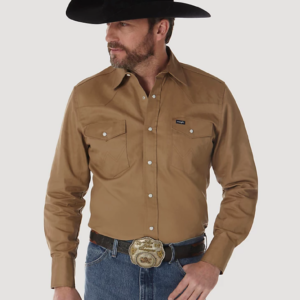 COWBOY CUT® FIRM FINISH LONG  WESTERN SNAP SHIRT -MS71519