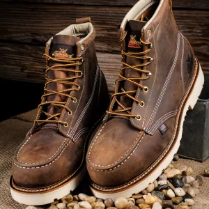 THOROGOOD MEN'S STEEL TOE LACE UP 6" MOC TOE 804-4375