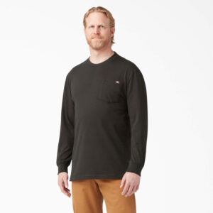DICKIES MENS HEAVYWEIGHT LONG SLEEVE T-SHIRT-WL450