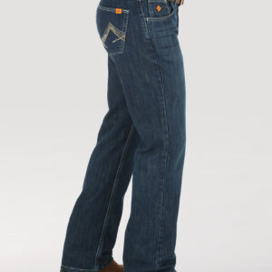 WRANGLER  MEN'S 20X® FR FLAME RESISTANT VINTAGE BOOT JEAN IN RINSE WASH-FR42MWR