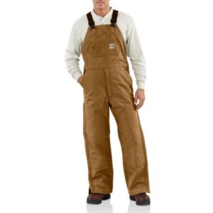 CARHARTT MEN'S FR DOUBLE FRONT QUILT LINED BIB OVERALL-101626
