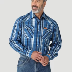 WRANGLER FR SNAP PLAID L/S SHIRT 112319161