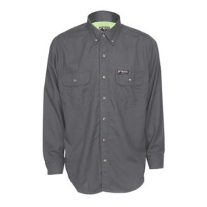 SUMMIT BREEZE MEN'S  5.5 OUNCE FR VENTED SHIRT - GRAY