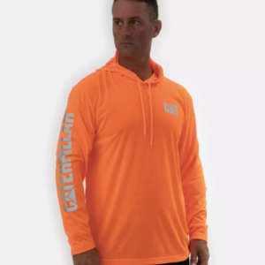 CAT MEN'S HI-VIS LONG SLEEVE TSHIRT