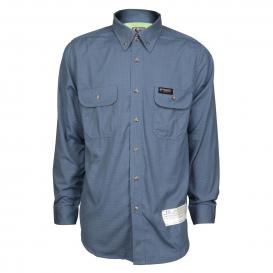 SUMMIT BREEZE 5.5 OUNCE FR VENTED SHIRT - BLUE