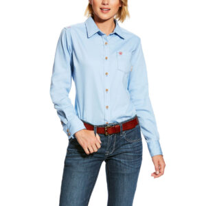 ARIAT WOMENS FR LONGSLEEVE WORK SHIRT