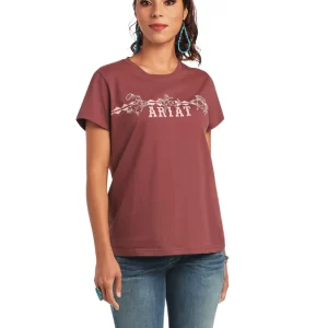 ARIAT WOMENS LONGHORN S/S T-SHIRT