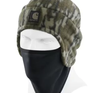 CARHARTT CAMO FLEECE 2-IN-1 HAT-105517