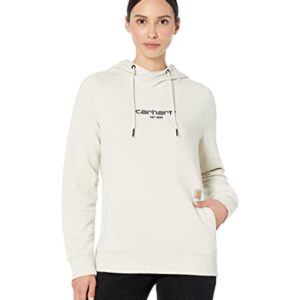 WOMEN'S CARHARTT FORCE RELAXED FIT LIGHTWEIGHT GRAPHIC HOODED SWEATSHIRT