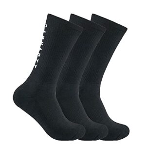 MEN'S CARHARTT FORCE® MIDWEIGHT LOGO CREW SOCK 3-PACK
