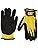 CAT YELLOW NYLON NITRILE COATED PALM GLOVE