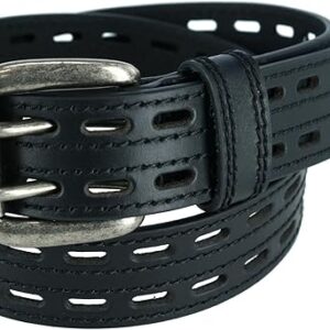 NOCONA MEN'S  BLACK LEATHER BELT N2710801