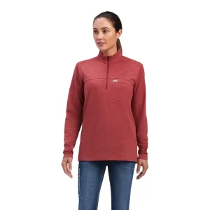 ARIATWOMEN'S  REBAR FOUNDATION 1/4 ZIP SHIRT