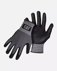 CAT DIPPED AND DOTTED NITRILE COATED PALM GLOVE-CAT017419