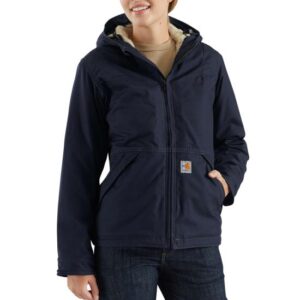 CARHARTT WOMENS FR FULL SWING QUICK DUCK JACKET SHERPA LINED