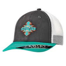 ARIAT YOUTH AZTEC LOGO SNAPBACK PATCH CAP- 1519006