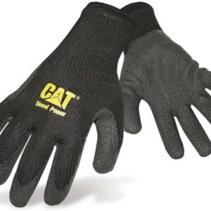 CAT BLACK LATEX PALM GLOVE W/DIESEL POWER LOGO-CAT017400