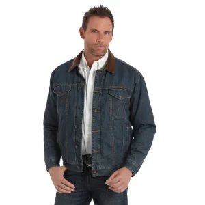 WRANGLER MEN'S BLANKET LINED JEAN JACKET-74265CD