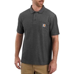 CARHARTT MEN'S LOOSE FIT MIDWEIGHT SHORT-SLEEVE POCKET POLO