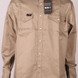 FORGE MEN'S FR PRINT L/S SNAP FRONT SHIRT