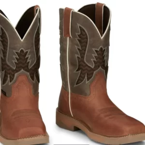 JUSTIN MEN'S STAMPEDE BOLT COMPOSITE TOE WORK BOOT-SE4111