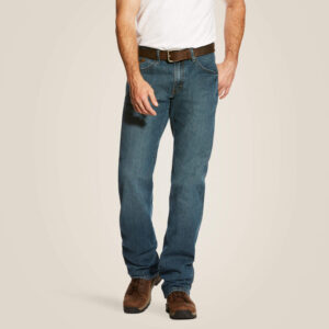 ARIAT REBAR M4 RELAXED DURASTRETCH BASIC BOOT CUT JEAN