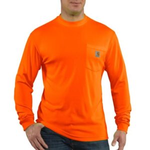 CARHARTT MEN'S FORCE COLOR ENHANCED LONG SLEEVE T-SHIRT-100494