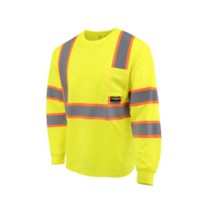RADIANS MENS TWO TONE HI-VIS MESH L/S T-SHIRT-ST41-3PGS