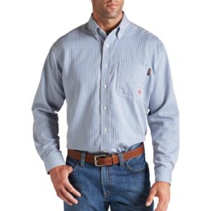ARIAT MEN'S FR BASIC BUTTON WORK SHIRT-10012250