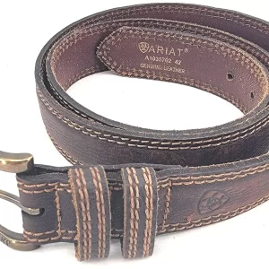 ARIAT MEN'S BASIC DOUBLE STITCH BELT-A1035702