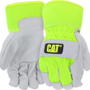 HI-VIS PIGSKIN LEATHER PALM GLOVE