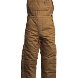 LAPCO MEN'S FR INSULATED BIB WITH WINDSHIELD TECHNOLOGY | BROWN