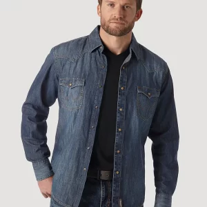 WRANGLER RETRO MODERN FIT LONG SLEEVE SHIRT-MVR4580