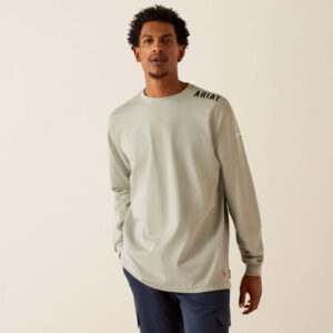 ARIAT MEN'S FR WORK HARD LIVE FREE L/S T-SHIRT-10055031