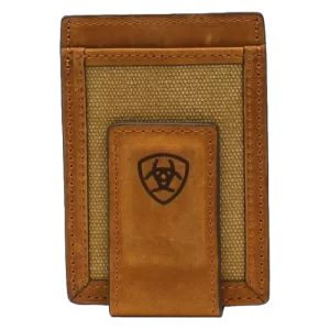 ARIAT MEN'S CANVAS MONEY CLIP-A3542044