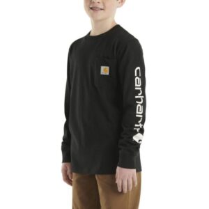 YOUTH CARHARTT LONG-SLEEVE POCKET TSHIRT